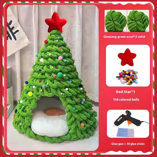 Nido Árbol Navideño para Gatos - Kit DIY Hecho a Mano - Image 8