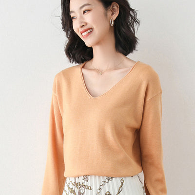 Suéter Suelto Estilo Coreano para Mujer - Prenda Base Versátil - Image 14