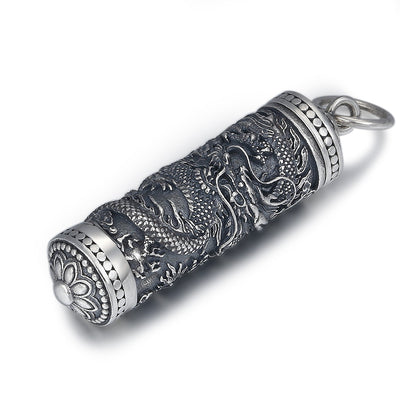 Dije Buda Plata 925 Patrón Dragón Tenglong - Colgante Espiritual Artesanal - Image 5