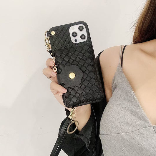 Funda Telefónica con Cordón Trenzado y Monedero Integrado - Image 3