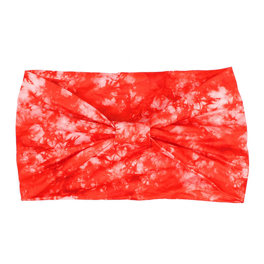 Banda Deportiva Ancha Tie-Dye Absorbente de Sudor para Mujeres - Image 9