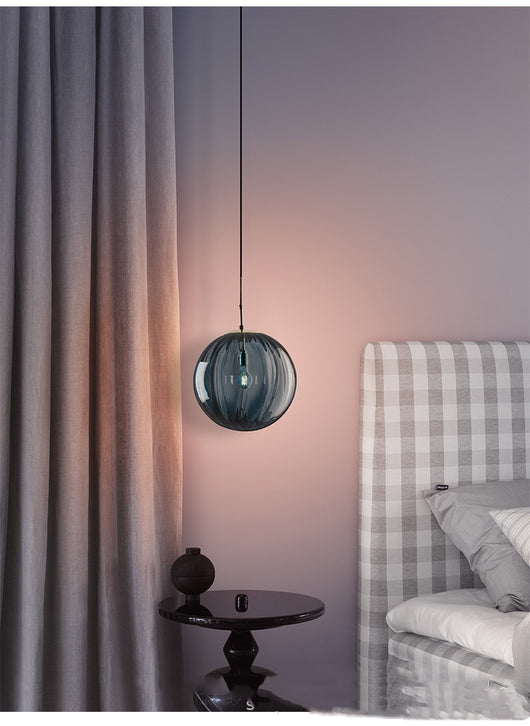 Lámpara de Techo Moderna con Bola de Cristal Ondulado - Image 18