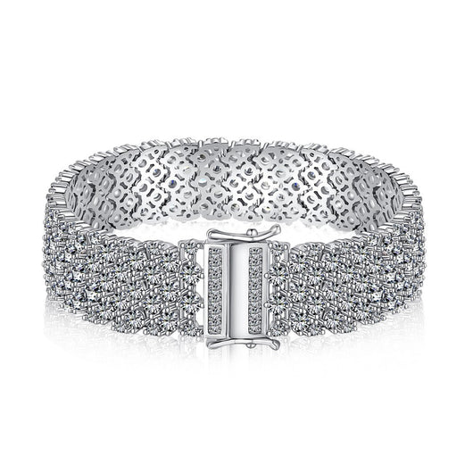 Pulsera de Plata Esterlina S925 con Circones Engarzados para Mujer - Image 4