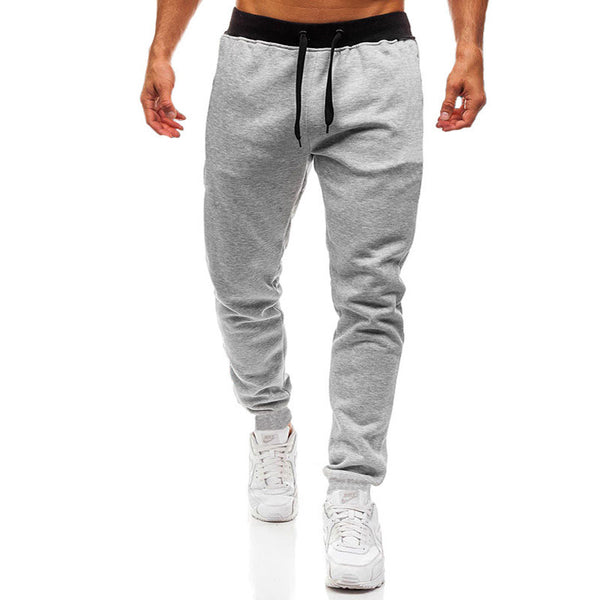 Pantalones Deportivos Casuales Talla Grande Hombre - Corte Sólido
