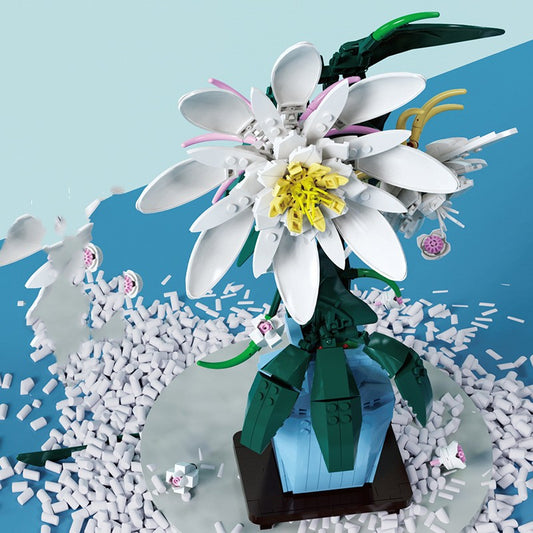 Juego de Construcción Flores Bloques Armables