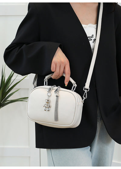 Bolso Cuadrado Pequeño con Costura Decorativa para Mujer - Image 21