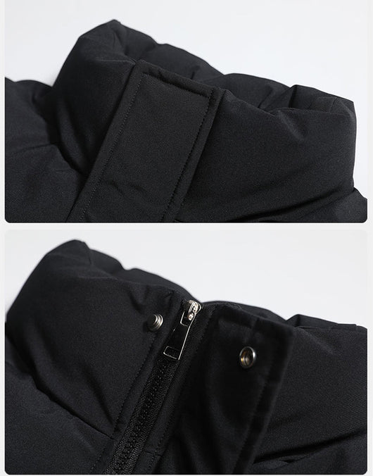 Chaqueta Gruesa de Algodón para Invierno - Estilo Casual para Parejas - Image 14
