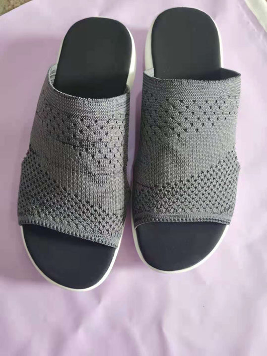 Pantuflas Femeninas Respirable con Malla y Suela Plana - Image 10
