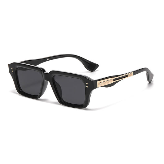 Gafas de Marco Cuadrado Beige Estilo Europeo - Reloj de Tendencia Chic