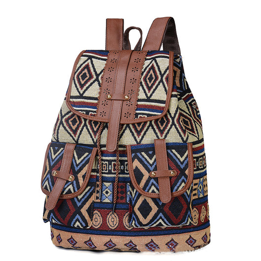 Mochila Étnica para Mujer - Diseño Bohemio y Funcional - Image 5