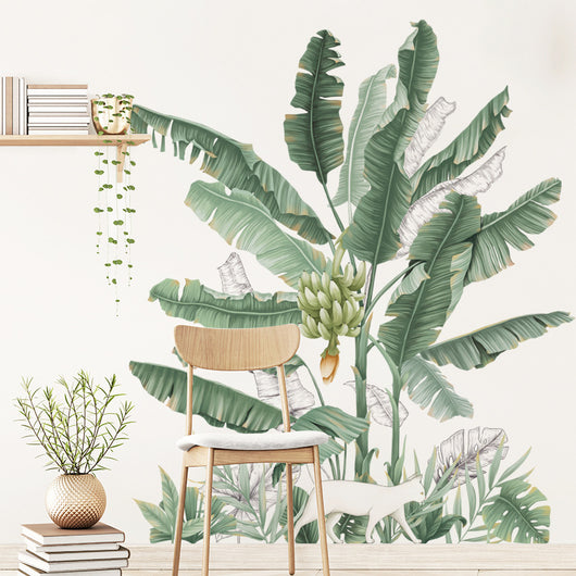 Papel Tapiz Autoadhesivo Árbol de Plátano para Dormitorio y Sala - Image 4