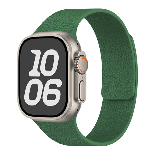 Correa Magnética para iWatch S10 Patrón Litchi Silicona Suave - Image 10