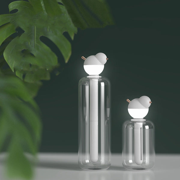 Escritorio Portátil para Home Office con Humidificador y Luz Nocturna LED