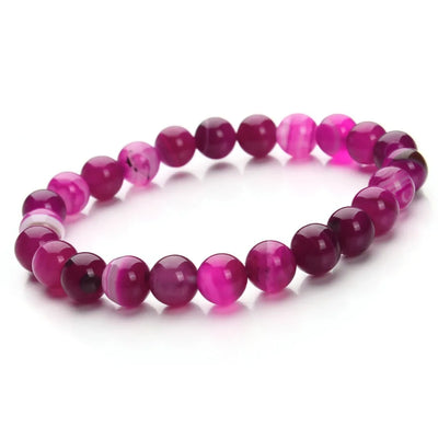Pulsera de Cuentas de Aventurina Azul - Piedra Arenisca Redonda - Image 31