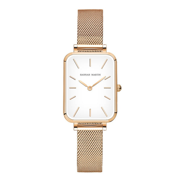 Reloj Empresarial Retro de Lujo Ligero Resistente al Agua para Mujer