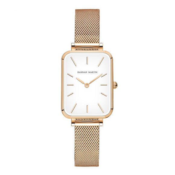 Reloj Empresarial Retro de Lujo Ligero Resistente al Agua para Mujer