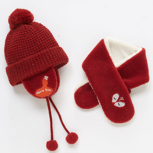 Conjunto de Gorro y Bufanda Polar para Niños - Image 5