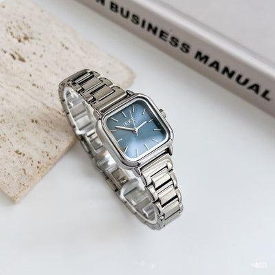 Reloj de Acero Inoxidable Minimalista con Diseño Cuadrado - Image 19