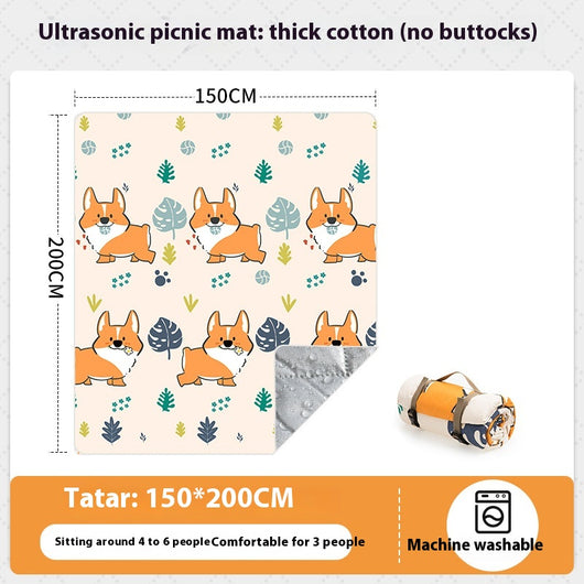 Manta de Picnic Portátil para Camping, Parques y Exterior - Image 18