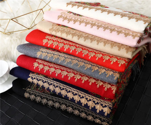 Bufanda Estilo Tradicional Chino - Colección Versátil de Chales - Image 8