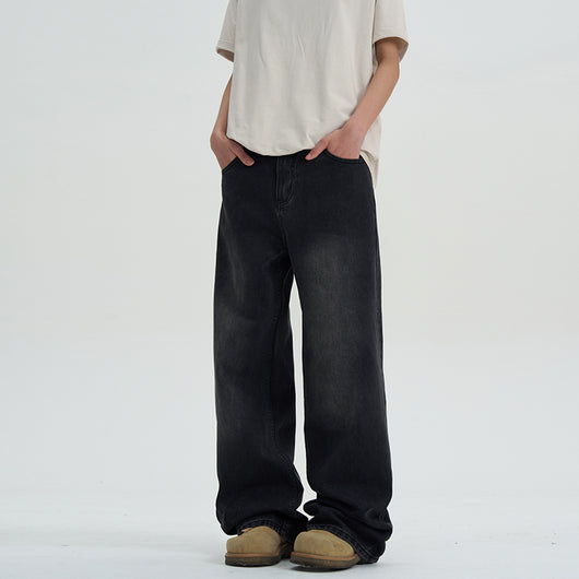 Pantalones Jeans Negros Slim Fit Hombre - Estilo Casual Vintage