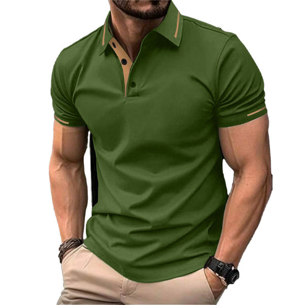 Camisa Casual Transpirable de Manga Corta para Negocios y Commuting