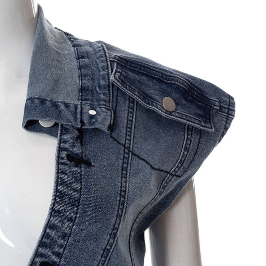 Conjunto Falda Denim Casual para Mujer - Estilo Street Wear Moderno - Image 23