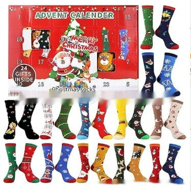 Calcetines Navideños Sorpresa en Caja - Decoraciones Temáticas Miniatura - Image 3