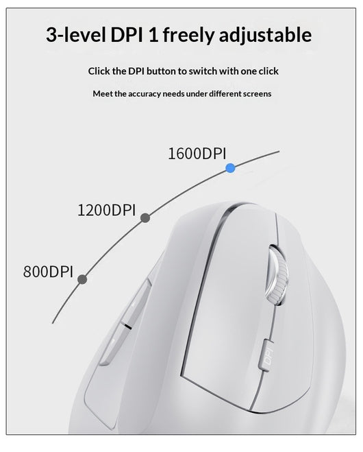Ratón Inalámbrico Vertical Ergonómico Bluetooth - Image 20