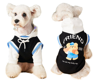 Suéter para Mascotas con Contraste de Colores y Efecto Dos Piezas - Image 5
