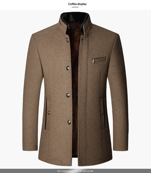 Chaqueta Casual para Hombre con Cuello de Pie - Image 7