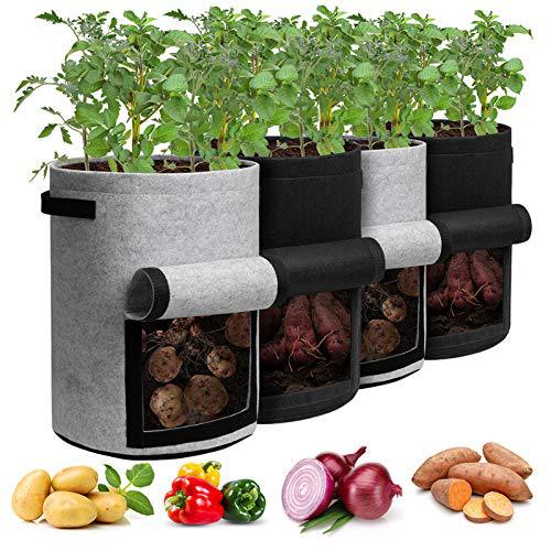 Maceta de Tela con Tapa para Cultivo de Plantas - Image 6