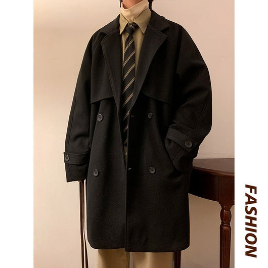 Abrigo de Lana para Hombre con Acolchado Premium - Largo Elegante - Image 5