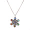 Hidden Plateado Pendant Energy Stone Necklace Yoga Plateado F