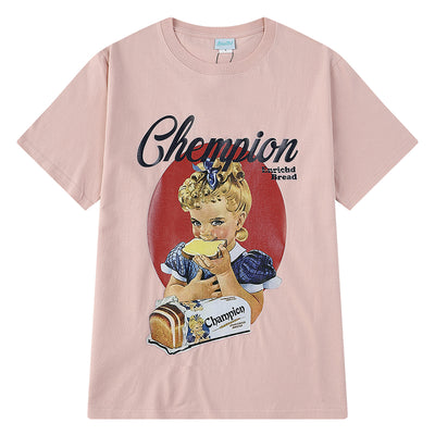 Playera Suelta Estampada para Parejas - Diseño Trendy Versátil - Image 11