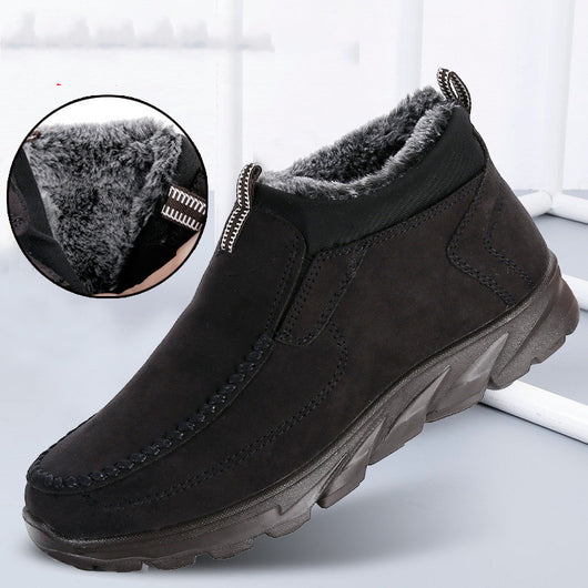 Zapatos Cómodos Beijing para Hombre - Algodón Acolchado Calidez - Image 10