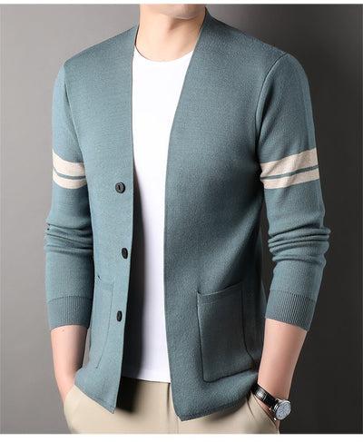 Suéter Versátil de Punto Liso para Hombre - Oficina y Casual - Image 14