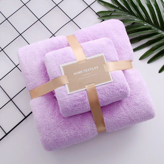 Juego de Toallas de Baño Coral Fleece Alta Densidad - Image 15