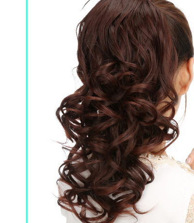 Peluca Corta con Coleta y Trenza Integrada para Niña - Image 15