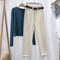 Pantalones Harem Carrot de Mezclilla para Mujer