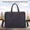 Maletín Ejecutivo de Cuero Genuino para Laptop 14 pulgadas - Bolsa Profesional Horizontal