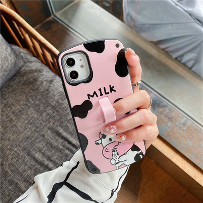 Funda para Teléfono Cow Anillo Adorable y Simple - Image 14