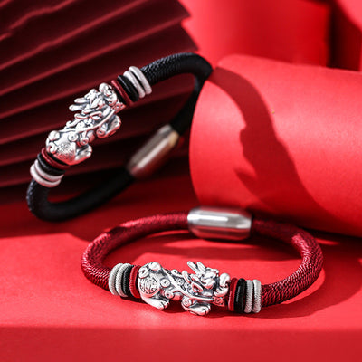 Pulsera Nudo Diamante Brave en Plata Pura 99