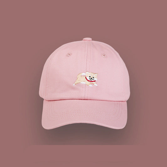Gorra Infantil Protección Solar con Diseño de Cachorro Adorable - Estilo Coreano
