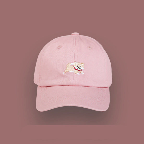 Gorra Infantil Protección Solar con Diseño de Cachorro Adorable - Estilo Coreano