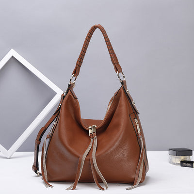 Bolso de Cuero para el Hombro Gran Capacidad - Image 5