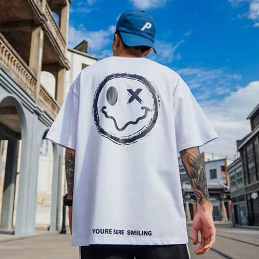 Playera Sonriente para Hombre de Manga Corta - Image 7