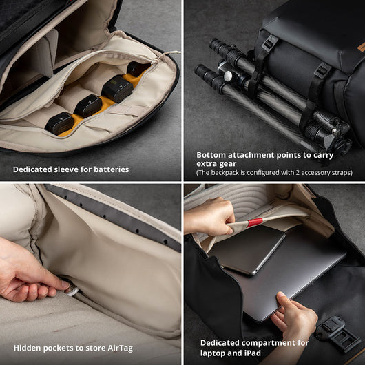 Mochila de Viaje para Hombre con Compartimentos Inteligentes - Image 3