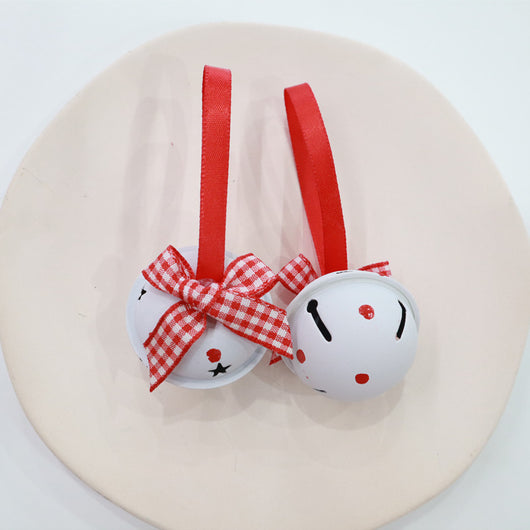 Guirnalda Navideña con Moños y Campanas de Metal - Decoración de 4cm - Image 9