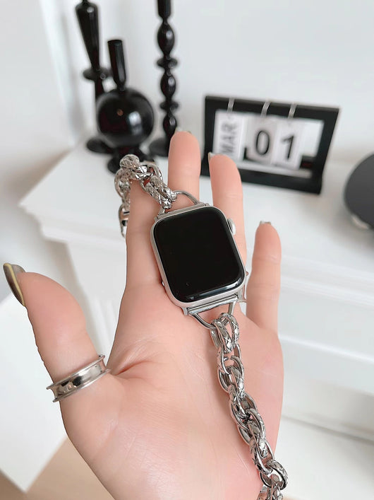 Correa de Reloj Metal Estilo Hip Hop Europeo - Image 4